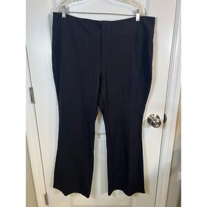Halara Womens Dress Pants High Waisted Flare Black Size 2X